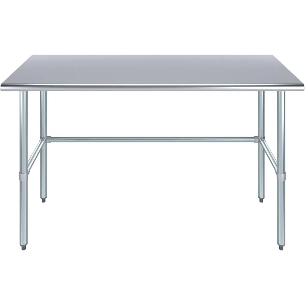 X 60 AmGood طاولة عمل من الفولاذ المقاوم للصدأ |   مقعد المرافق التجاري والسكني للمطبخ |   طاولة الإعداد المعدنية NSF