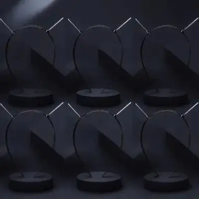 

6Pcs DIY Headband Frame with Teeth for Women Hair Bands Non-Slip Spa Headbands Making Supplies Hair Comb Headband