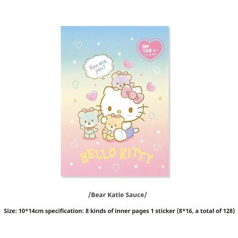 Imagem -06 - Bonito Sanrioed Conveniência Note Book Olá Kitty Notepad Sanrio Mymelody Kuromi Estudante Papelaria Novo