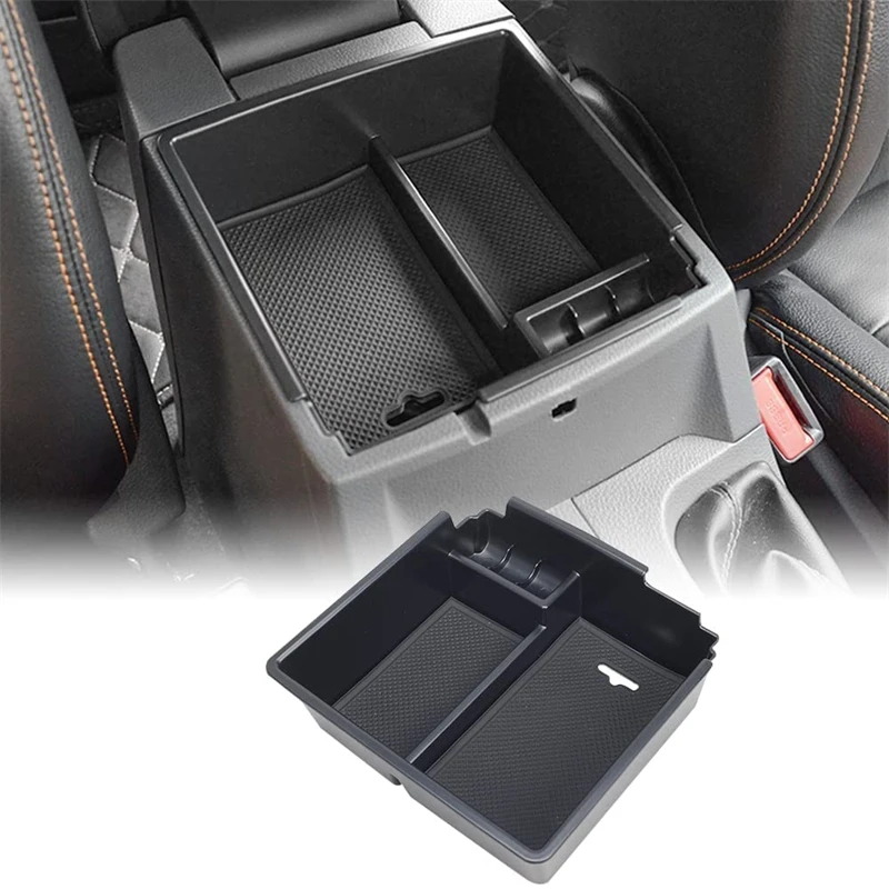 

Car Central Armrest Storage Box Secondary Coin Phone Container for Ford Ranger 2019-2021