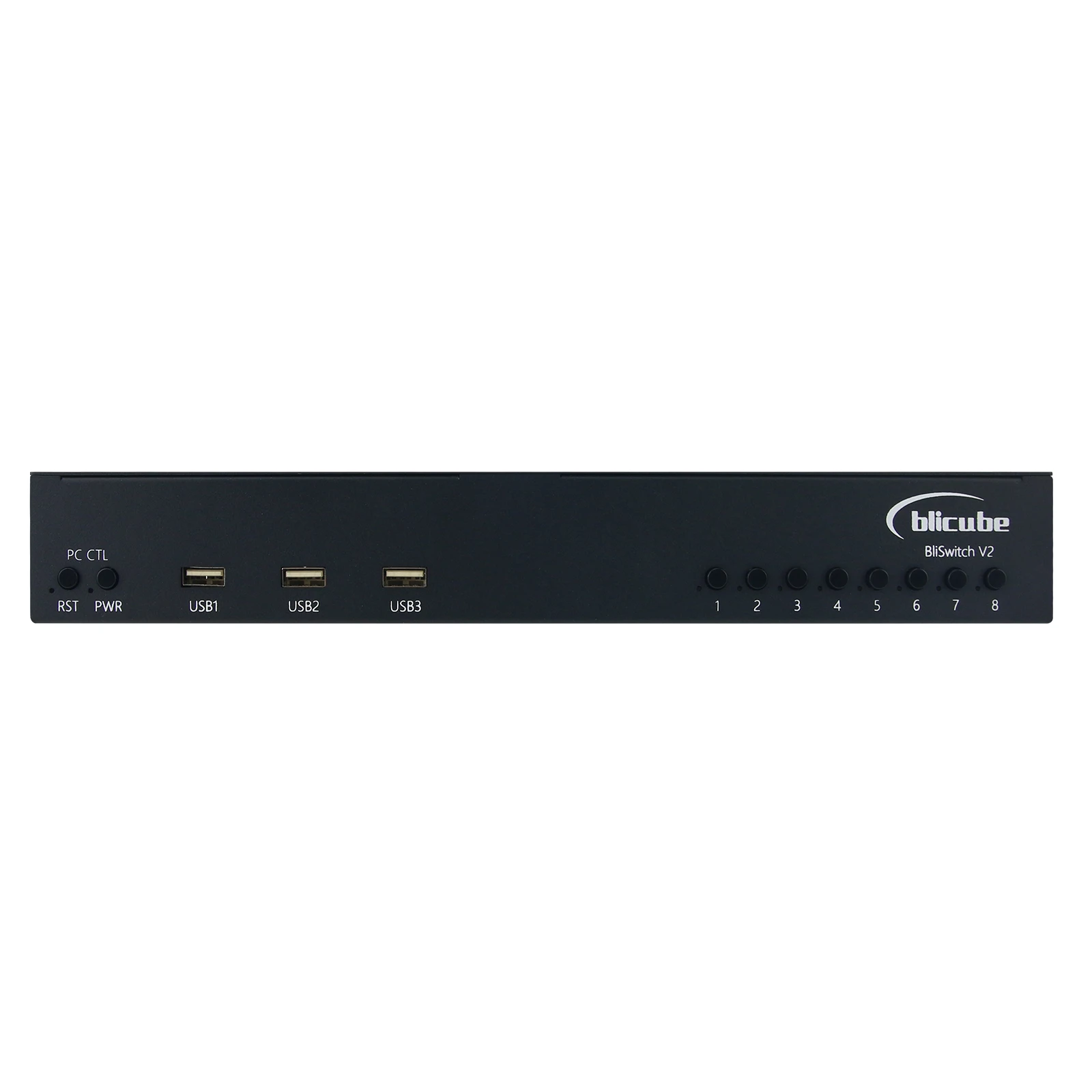 BliKVM Switch V2 HDMI-compatible Switch 8-IN 1-OUT Remote Switching 8-Channel KVM+ATX Switcher 1080P 60Hz