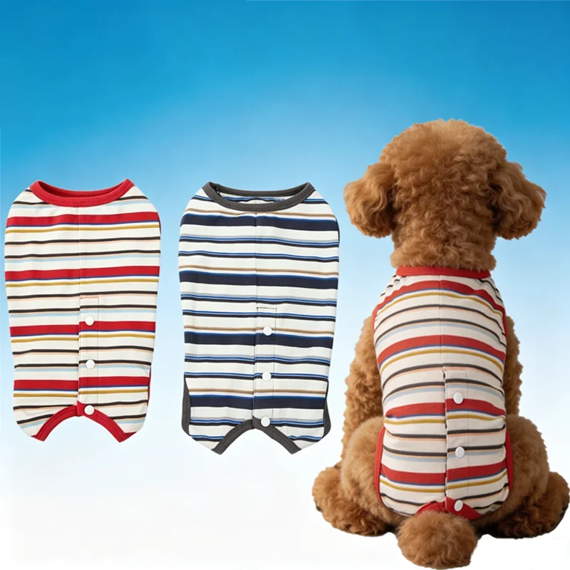 Puppy Weaning Spay/Neuter Suit, Small to Medium Dog and Cat Onesie, Anti-Licking Post-Operative Recovery Clothing, Pet Care Suit