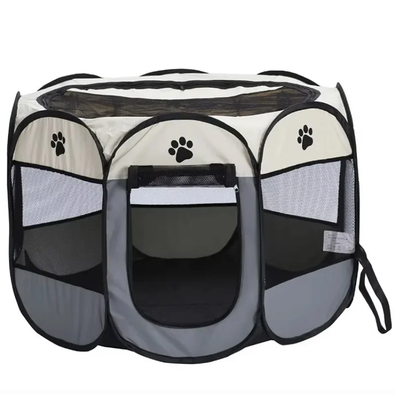 Folding and portable  play house small animals soft-soled Pet Playpen indoor and outdoor