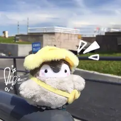 Tourist Hat Penguin Keychain Cute Plush Doll Toy Key Pendant Cartoon Penguin Plush Key Ring Men Women School Bag Keychain