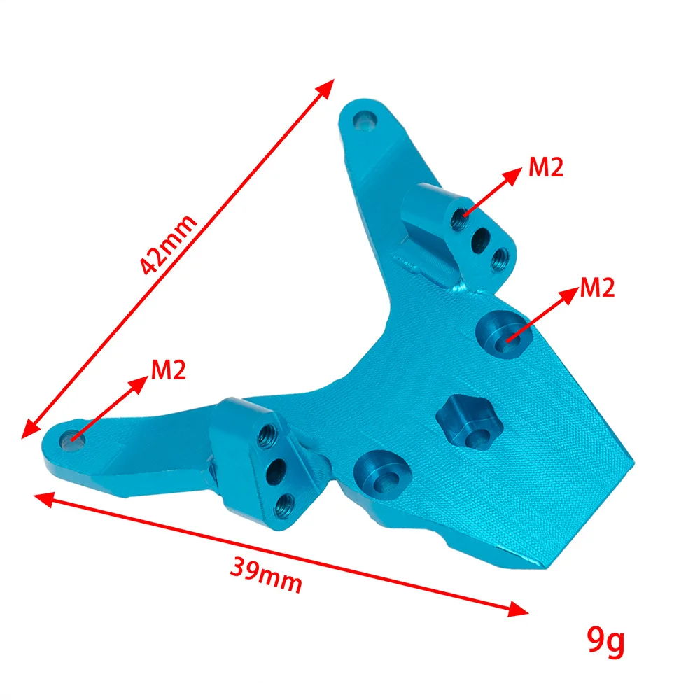 Metal Front Bulkhead Brace for Losi 1/18 Mini-T 2.0 2WD Stadium RC Truck Car Upgrade Parts,1