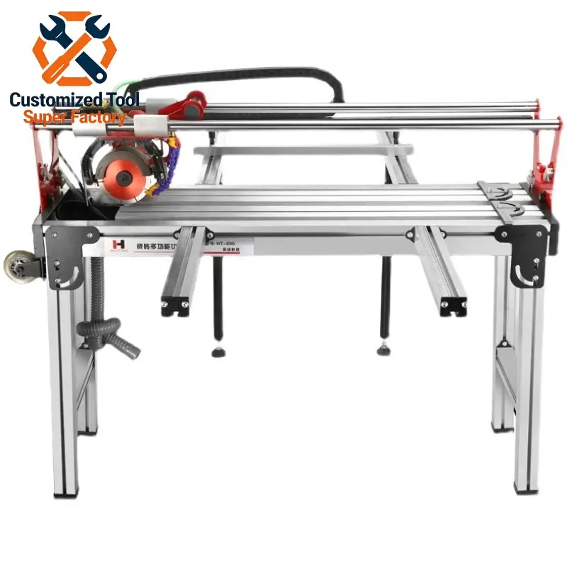 Walmaron multi-function automatic desktop tile cutting machine manual push water jet microcrystalline stone