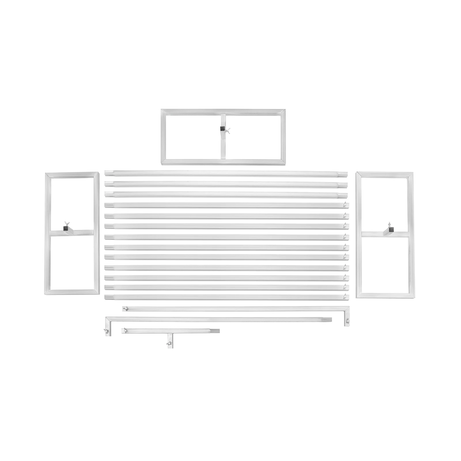 10x20ft التصوير خلفية الستار الإطار حفل زفاف خلفية حامل الأنابيب عدة الثقيلة خلفية نظام دعم الفضة