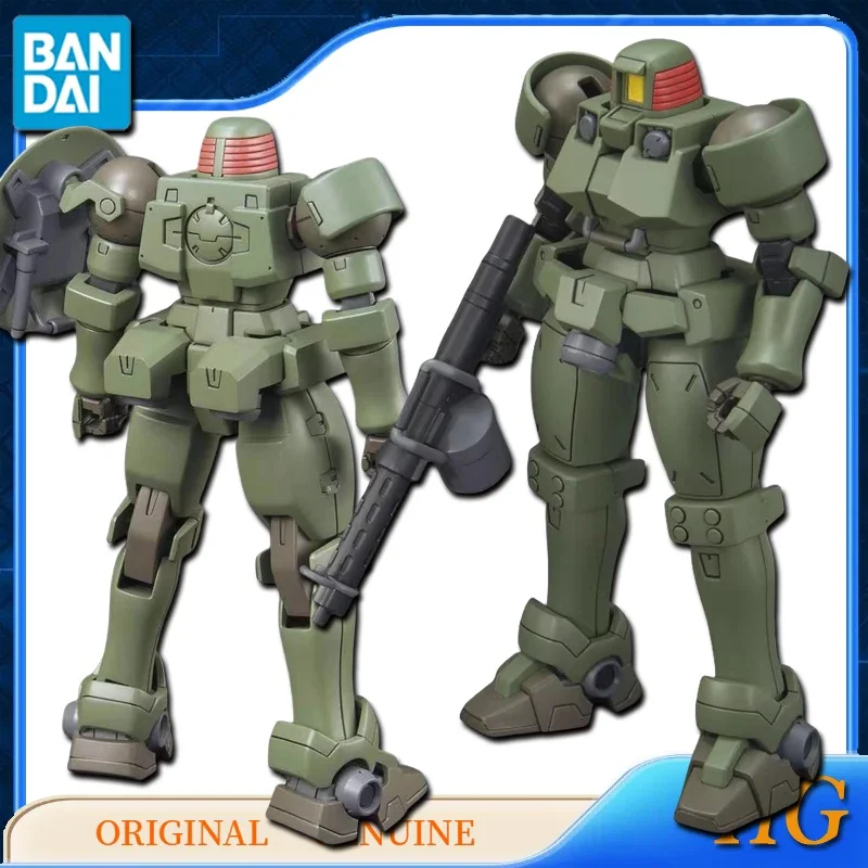 Bandai Original Echte HG GUNDAM OZ-06MS LEO Anime Action-figuren Spielzeug für Jungen Mädchen Kinder Geschenk Sammeln Modell Ornamente