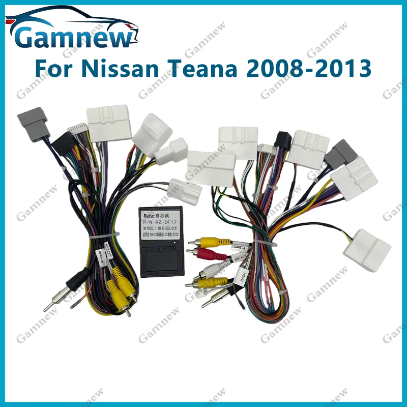 

Кабель для автомобильной магнитолы, 16-контактный адаптер с блоком Canbus для Nissan Teana 2008-2013, Nissan Murano 2007-2016