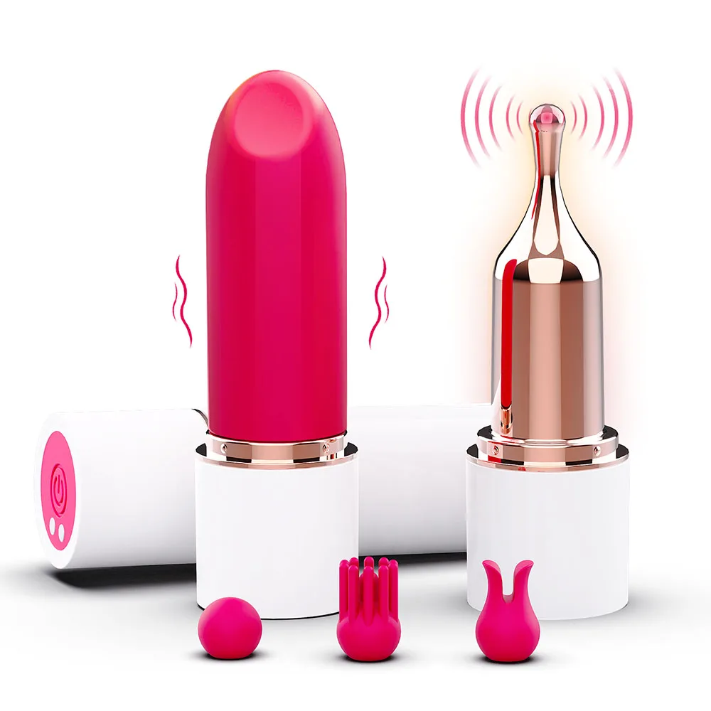 G Spot Bullet Vibrator Lipstick Dildo for Female Nipple Clitoris Stimulator Finger Dildo Fast Orgasm Adult Sex Toy for Women