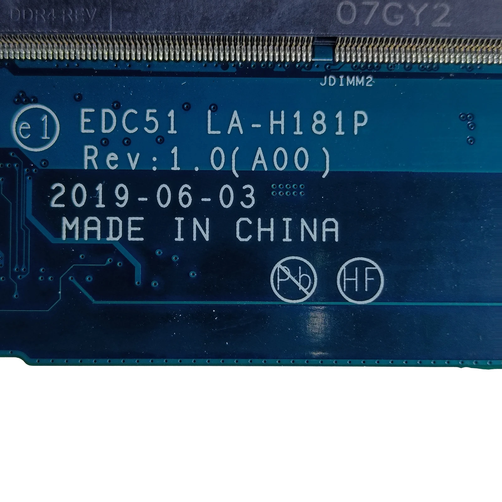 LA-H181P Dell Latitude 5501 精度 3541 ノートパソコンのマザーボード 0GWDNC 0PV5TM i5-9400H i7-9850H メインボード 0P5VKM 0WC07H 0D9D89