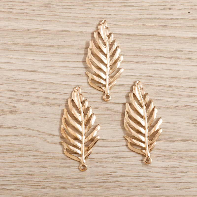 Tusember 20 Stück Legierungs-Pflanzenanhänger, Metall-Blatt-Blumen-Baum-Charms für Schmuckherstellung, Ohrringe, Halsketten, DIY-Armband-Zubehör – Detail 21