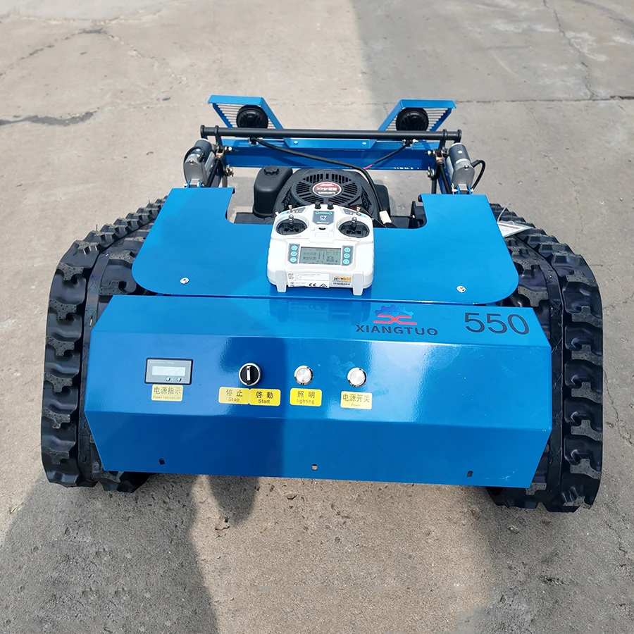 STLF WJW China Selbstfahrender Raupenrasenmäher im neuen Design, automatischer ferngesteuerter Rasenmäher