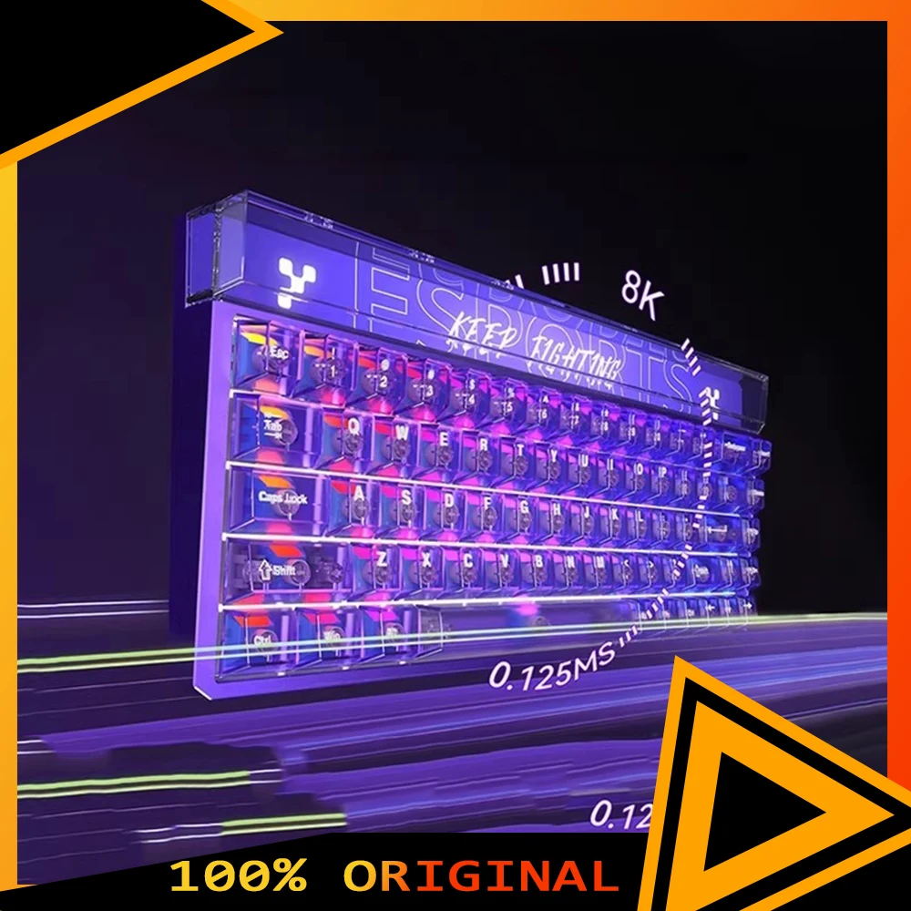 

DAREU Thunder68 Magnetic Keyboard RT Accuracy 0.01mm Low Delay RGB Gaming Mechanical Keyboard Gasket Hot Swap Pc Accessories