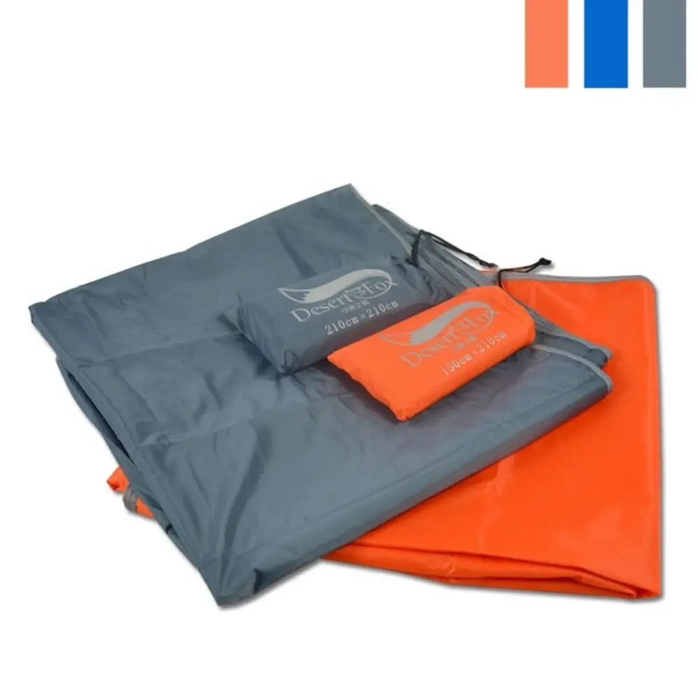 Waterproof Tent Floor Tarp Oxford Cloth Tent Footprints Picnic Mat Multifunction with Sack Camping Ground Mat Outdoor Hiking