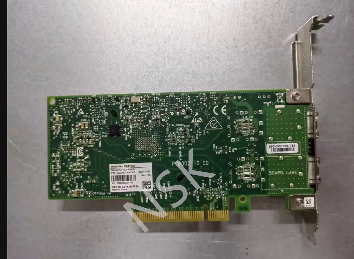 FOR Mellanox NIC CX4121A MCX4121A-XCAT ConnectX-4 Lx EN 10GbE 10Gb/s Dual Port  Card