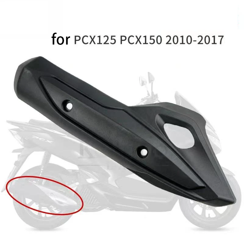 

PCX125 PCX150 Exhaust Pipe Cover Cowl for HONDA 2010 - 2017 Motorcycle Protector Heat Shield Guard PCX 125 150 2011 2013 2014