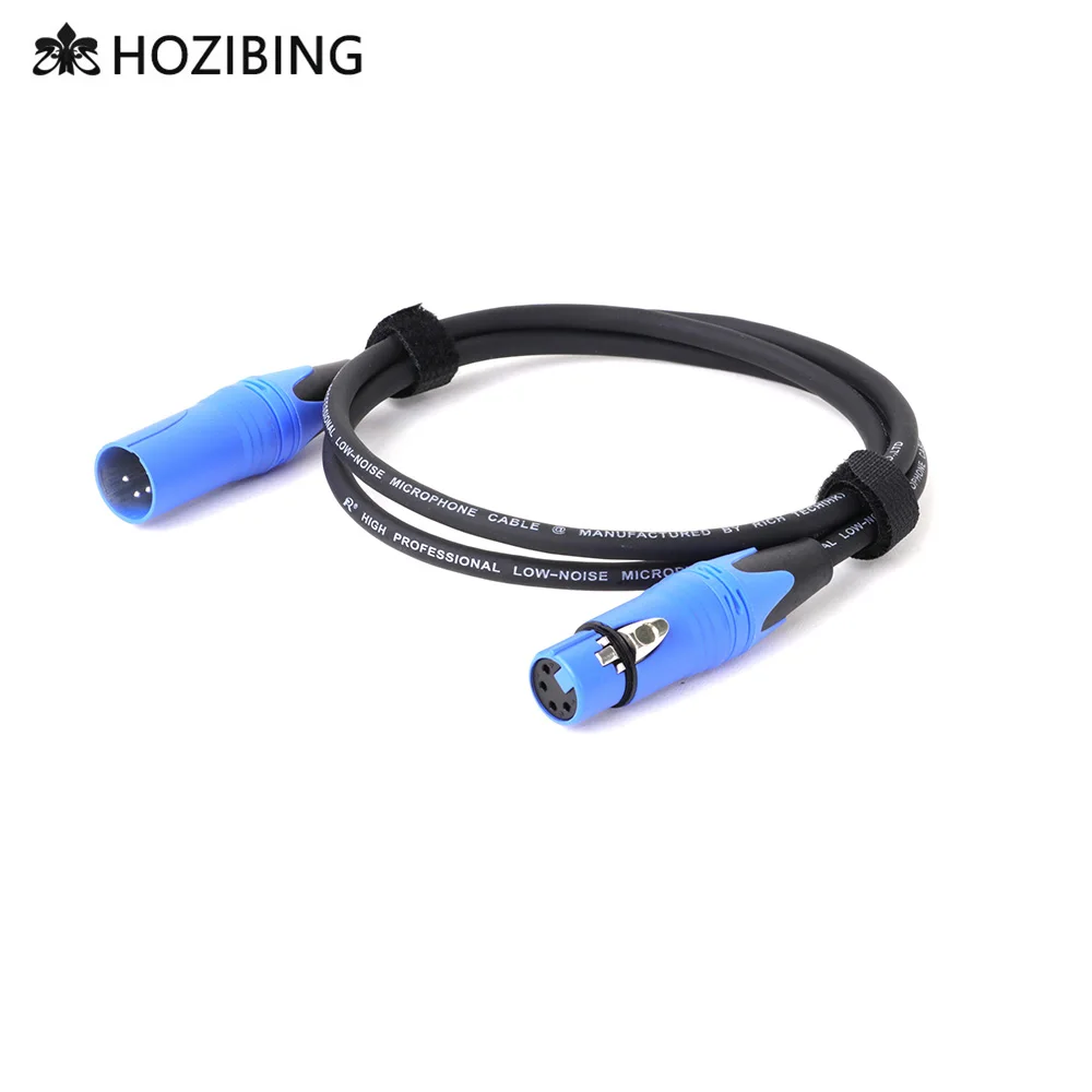 

4Pin XLR Male to Female Plug Connector Cannon Terminal Balance MIC Adapter Audio Extension Cable for Speaker Mixer