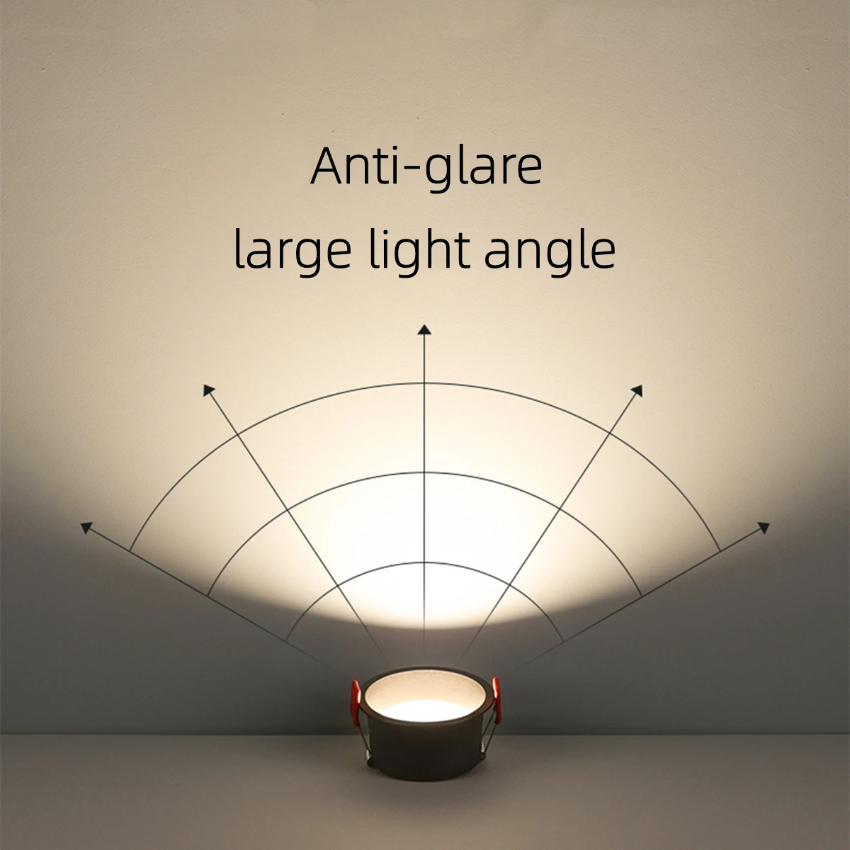 Imagem -02 - Recessed Downlight Pode Ser Escurecido Led Luz de Teto Anti-reflexo Preto Branco Ac110220v Quarto Cozinha Alumínio Spotlight