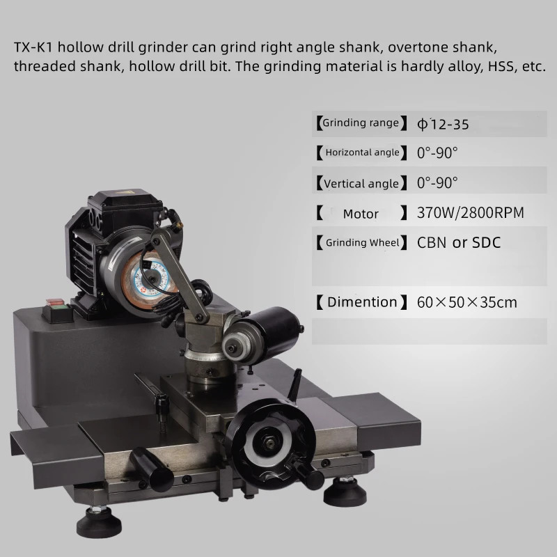 

K1 5-32mm Simple Operation Hollow Drill Bit Grinder Used With Motor Core Component