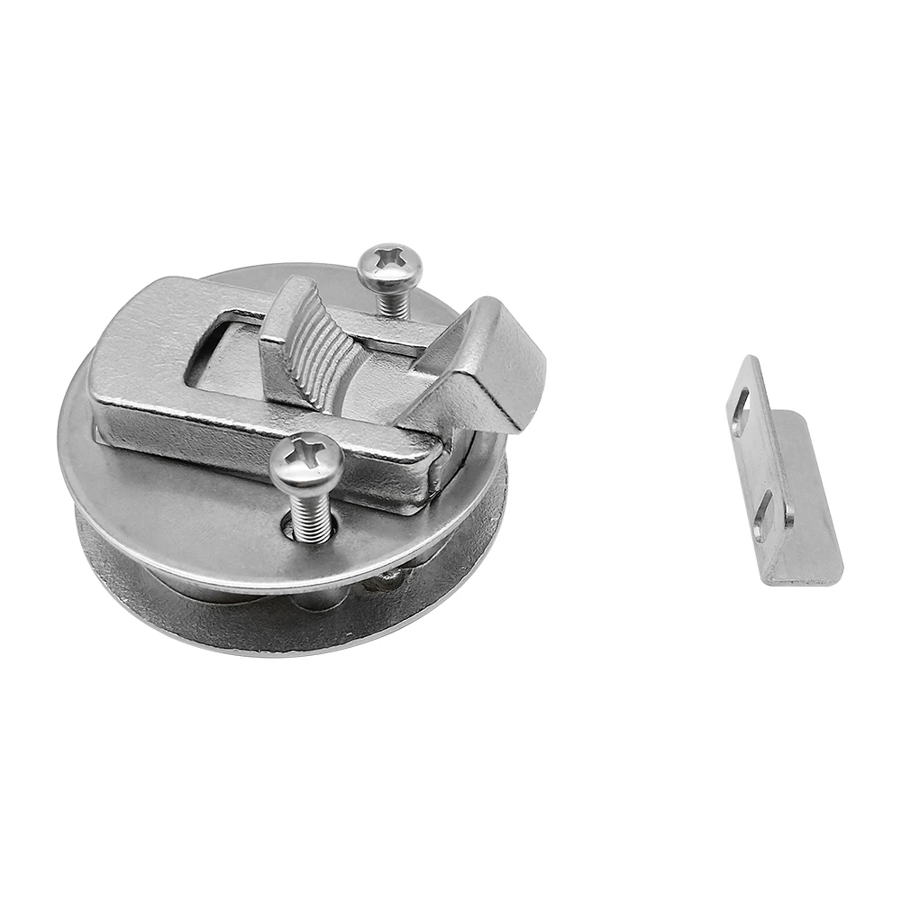 2 "فلوش سحب سلام مزلاج للقارب البحرية سطح السفينة فتحة الباب تحول قفل 316 الفولاذ المقاوم للصدأ الأجهزة البحرية