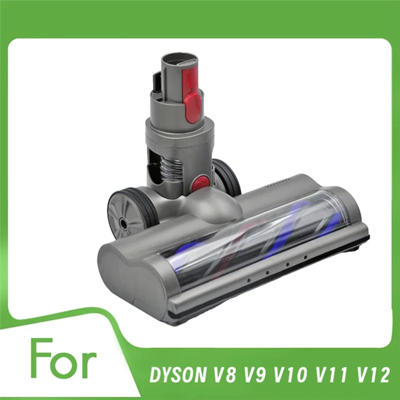 Baao-para dyson v8 v9 v10 v11 v12 vácuo escova de chão elétrica acessório piso rolo macio cabeça da escova com luzes led poeira