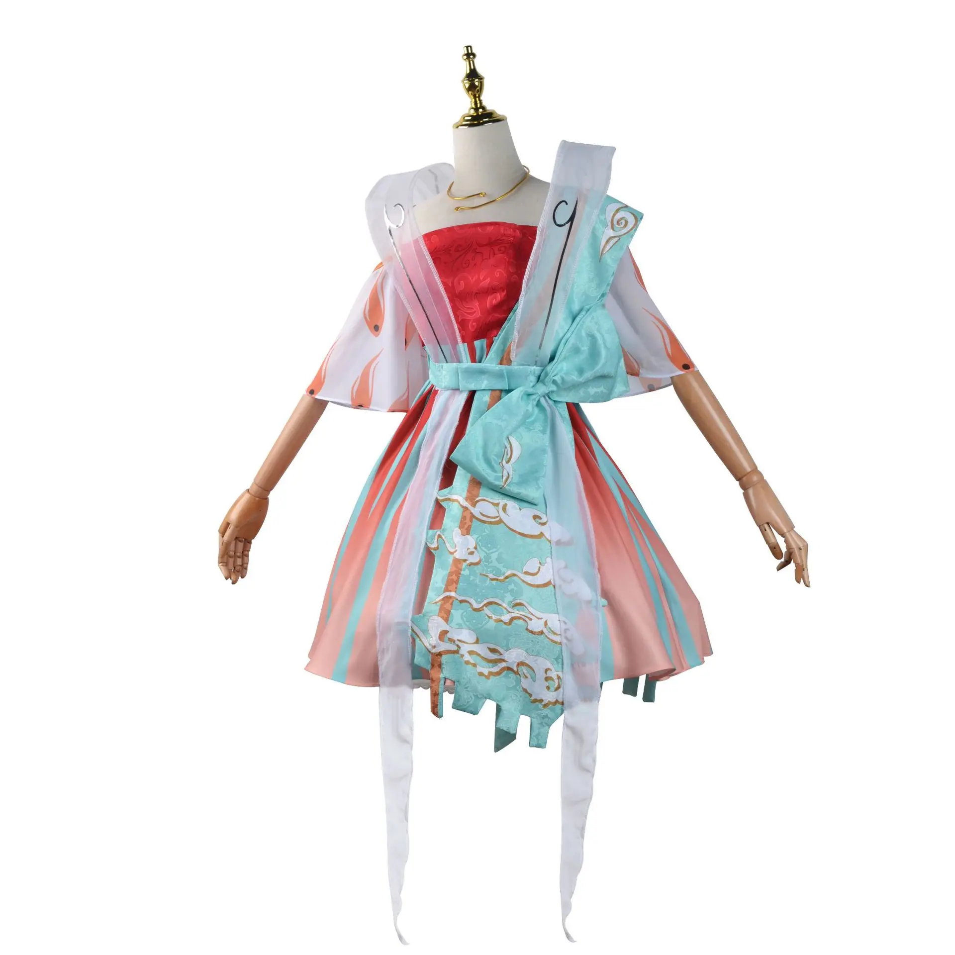 Gioco Honor of Kings King of Glory Yao Costume Cosplay incontra il dio cervo donne Halloween gioco di ruolo Lolita vestito parrucca vestito completo