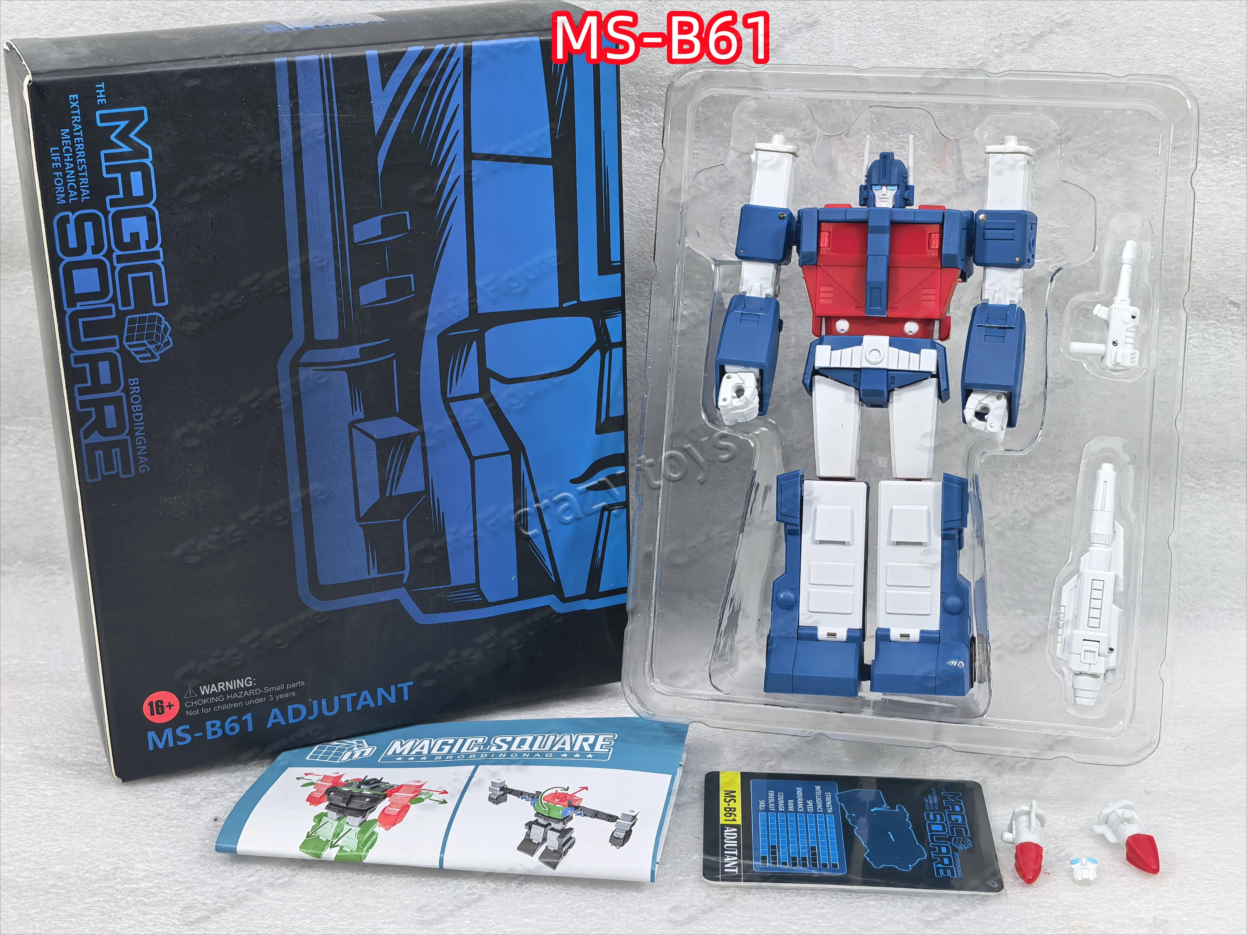 

【IN STOCK NOW】Magic Square MS-TOYS MS-B61 MS-B62 MS-W02 Ultra Magnus Sixshot Adjutant Chief Of Staff Figure