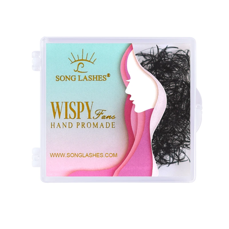 SongLash 5D/9D 05/07 Dicke 9–18 mm, vorgefertigtes Volumen, Wispy Fans Wimpern, handgefertigt, natürliche falsche Wimpern