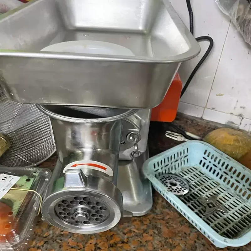 

Professional Commercial Automatic Metal Stainless Steel Pork Fish Mincer Electric Meat Grinder Machine Sale