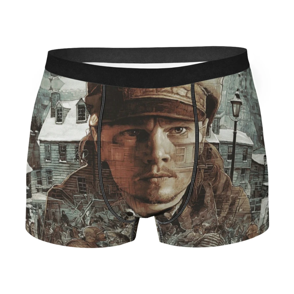 Amsterdam Vallon Men Boxer Briefs Underwear Crime movies Gangs of New York Highly Breathable Top Quality Sexy Shorts Gift Idea