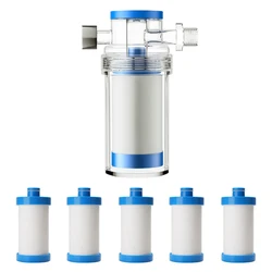 Universal Water Pipe Filter Pp Cotton Shower Bath Sprayer Strainer Faucet Filter Water Heater Purification Kitchen Bathroom Fit