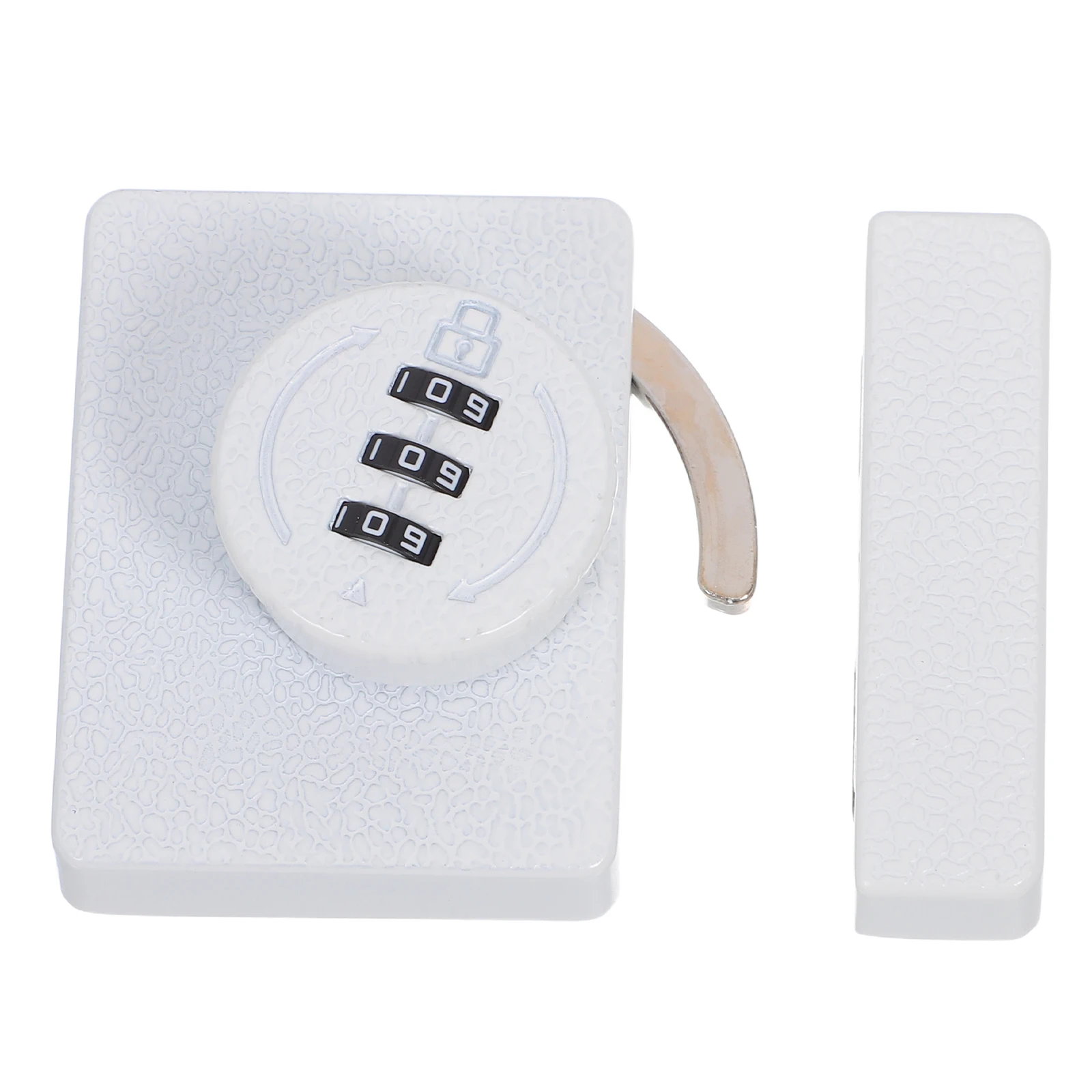 

Closet Password Lock Cabinet Latch Locks with Combination Door White Zinc Alloy