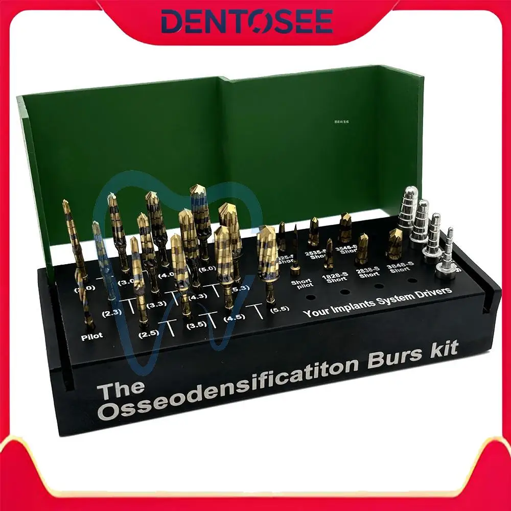 Pilotes de système d'implant chirurgical, fraises d'oséodysefication, forets, Kit de levage des sinus maxillaire pour outils dentaires et procédures