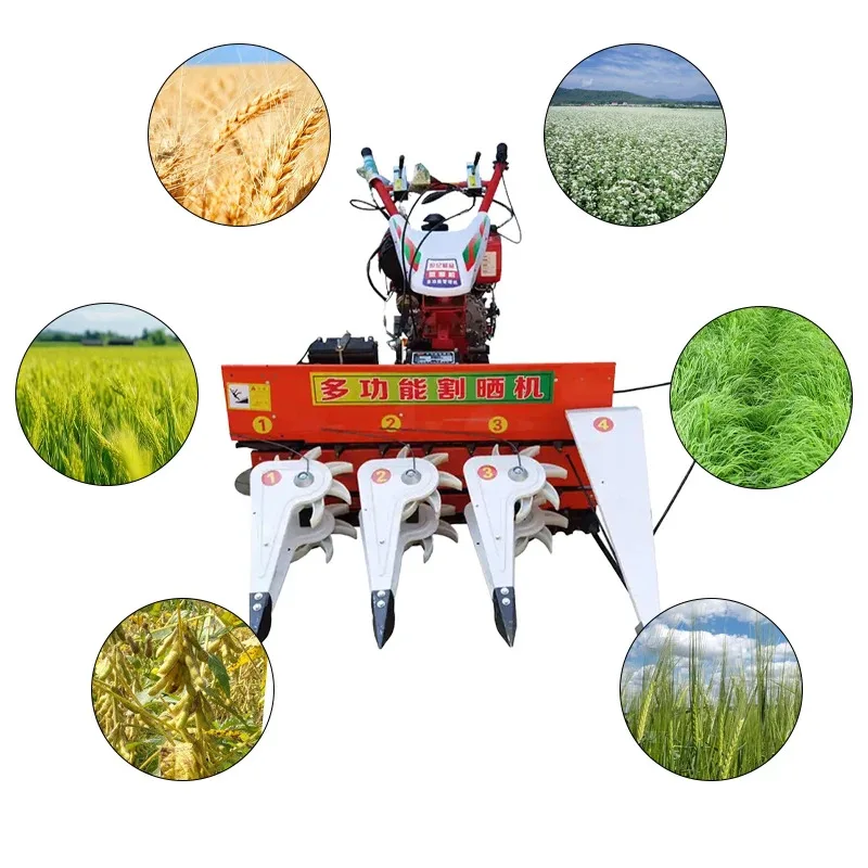 

Hot Selling Sugar Cane Japan Used Rice Mounted Mini Wheat Harvester