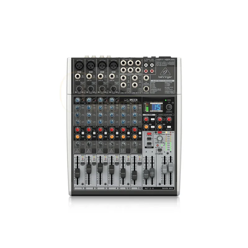 Behringer Xenyx X1204 USB Premium 12-Input 2/2-Bus Mixer 24-Bit Multi-FX Processor and USB/Audio Interface