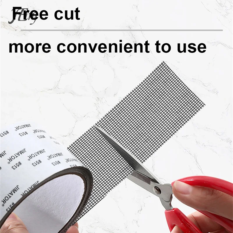 5/10cm Width Window Mosquito Net Repair Tape Self-Adhesive Window Screen Repair Patch Anti-Insect Fly Mesh Broken Holes Tape