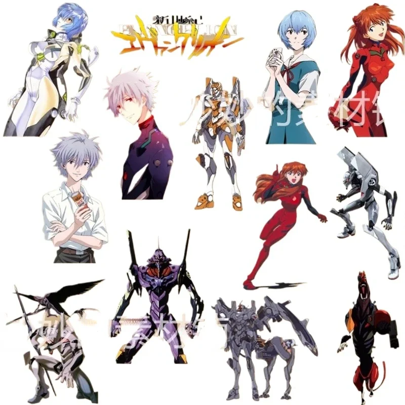 Evangelion Cartoon Anime Peripheral EVA Phone Case DIY Patch Accessories Customized Acrylic Sheet Cute Laser Brooch Accessorie