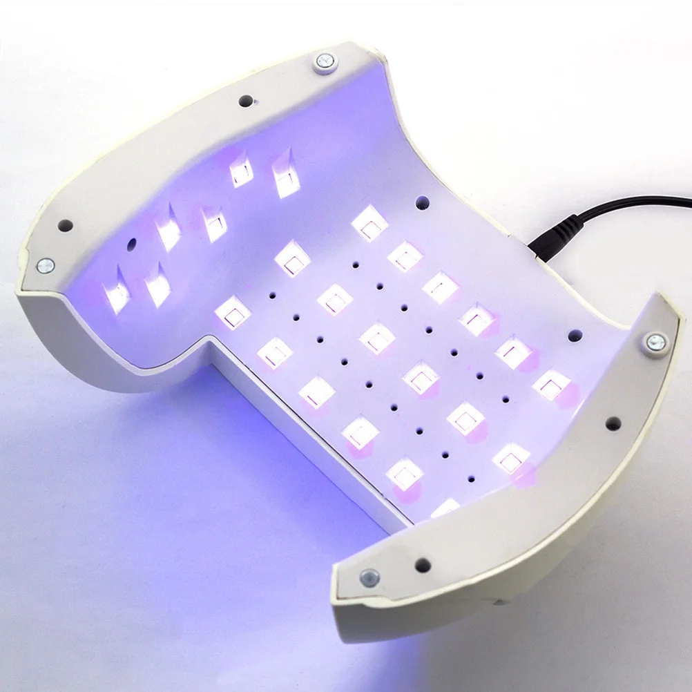 60W LED lampe à ongles Uv pour vernis Gel durcissement séchage rapide minuterie fonction Salon manucure Machine usage domestique lampe à ongles blanche