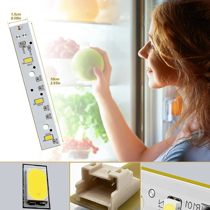 LED Light Board WR55X26671 PS11767930 AP6035586 para GE Geladeira, Peças de reposição, Acessórios, 4468532, EAP11767930, LED3344588