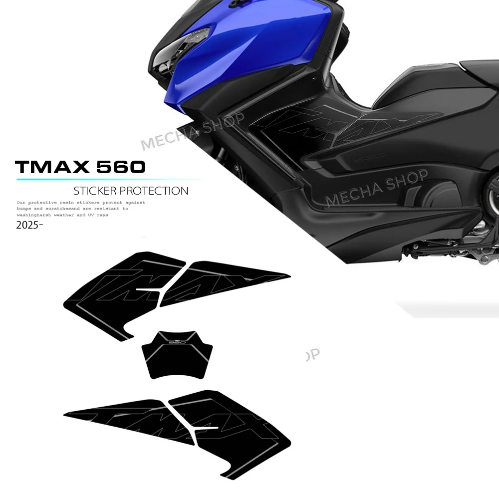 

For T MAX 560 TMAX 560 2022-2026 TMAX560 2025 Accessories Central Pedal Area Decorative Motorcycle Stickers