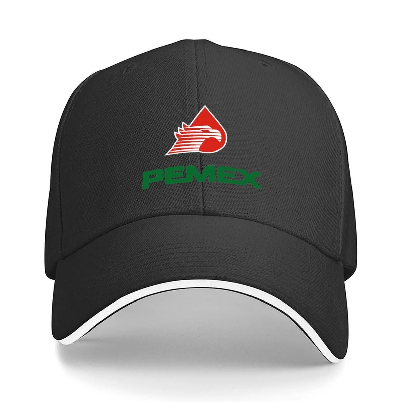 Gorra de béisbol con logotipo de pemex Vintage, sombreros divertidos Rave, sombreros únicos, iconos, sombreros de mujer para hombre