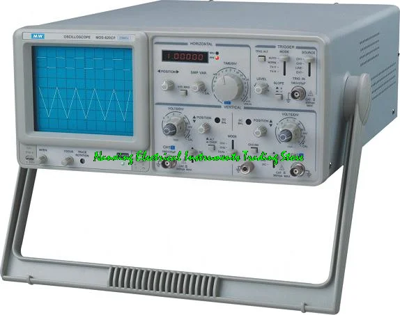 MW MOS-620CF/MOS-640CF/MOS-650CF dual Channel 20/40/50MHz Analog Oscilloscope with frequency counter frequency meter