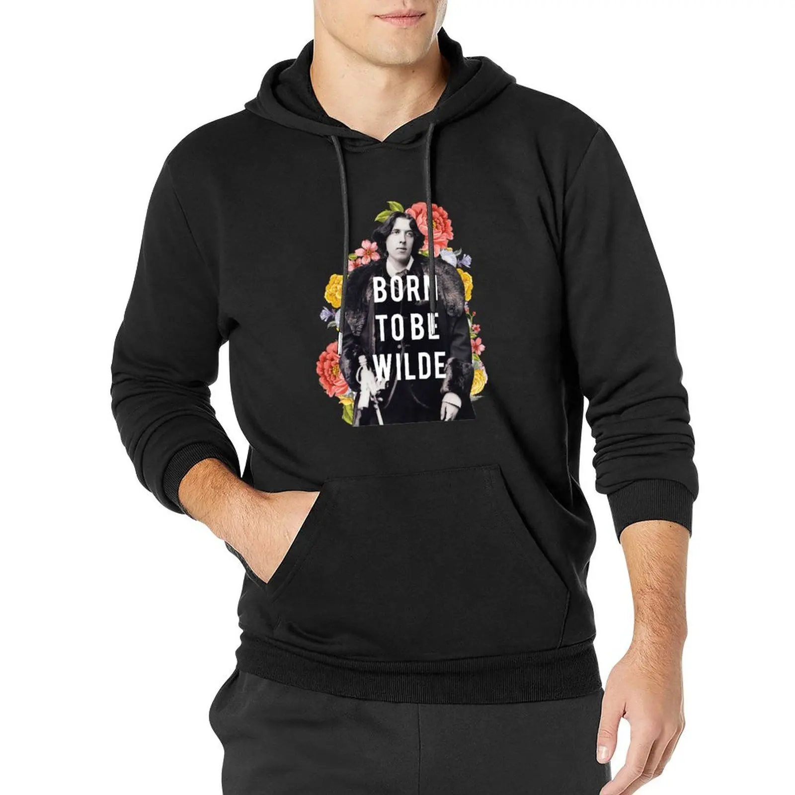 

born to be wilde Pullover Hoodie men's sweat-shirt set men's clothing korean clothes hoodie