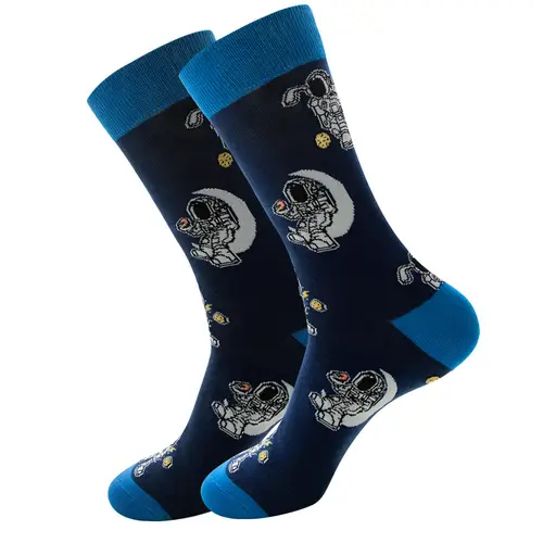 1 Pair New Happy Mens Socks Women Novelty Cartoon Sock Combed Cotton Funny Men's Big Size Crew Hip Hop Thick Long Socks - Image 16