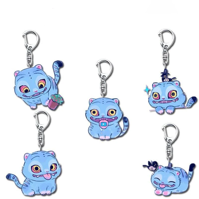 Llaveros KPop Demon Hunters, bonito llavero estético Kawaii para bolso, mochila, colgante, llavero, bolso, dijes colgantes, regalos