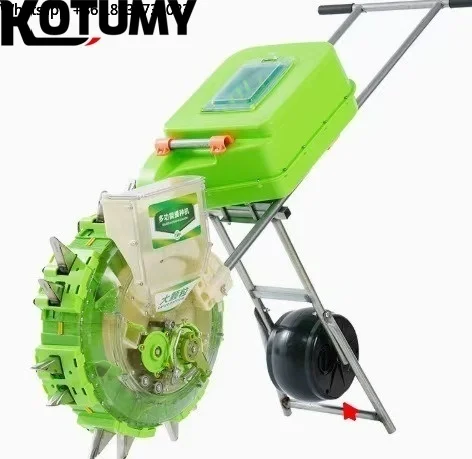 Hand-push Seed Planter Fertilizer Applicator Multi-functional Seeder Agricultural Fertilizer Spreader