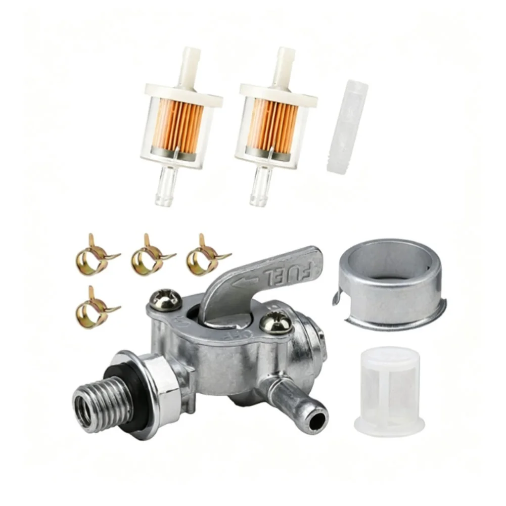 Fuel Control Valve Kit M10x1.25mm Thread for Outdoor Power Equipment Including For Generators Lawn Mowers Tractors