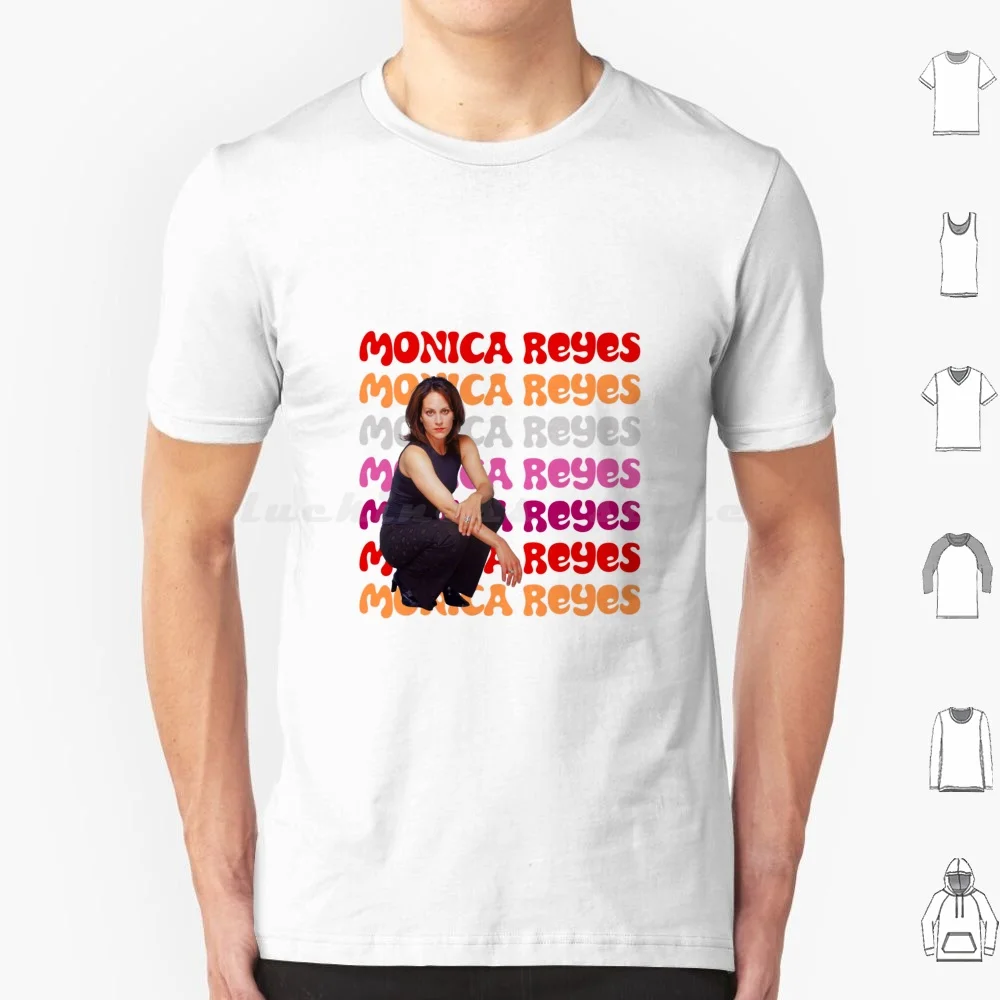 Monica Flag Colors T Shirt Big Size 100% Cotton