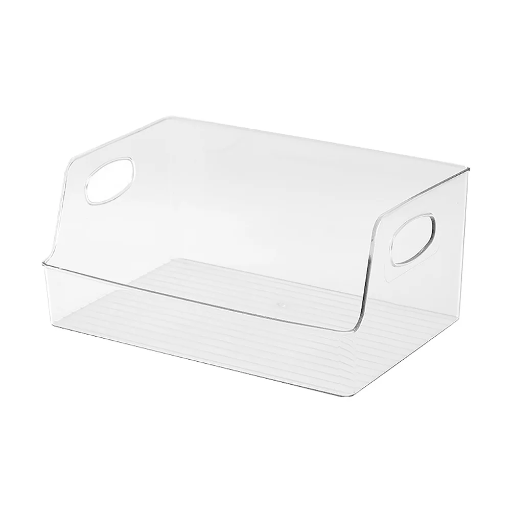 

Clear Bin 12X9X4 Inch Large Opening Box For Classroom Library Plastic Organizing Bins Book Baskets Comic Book Storage